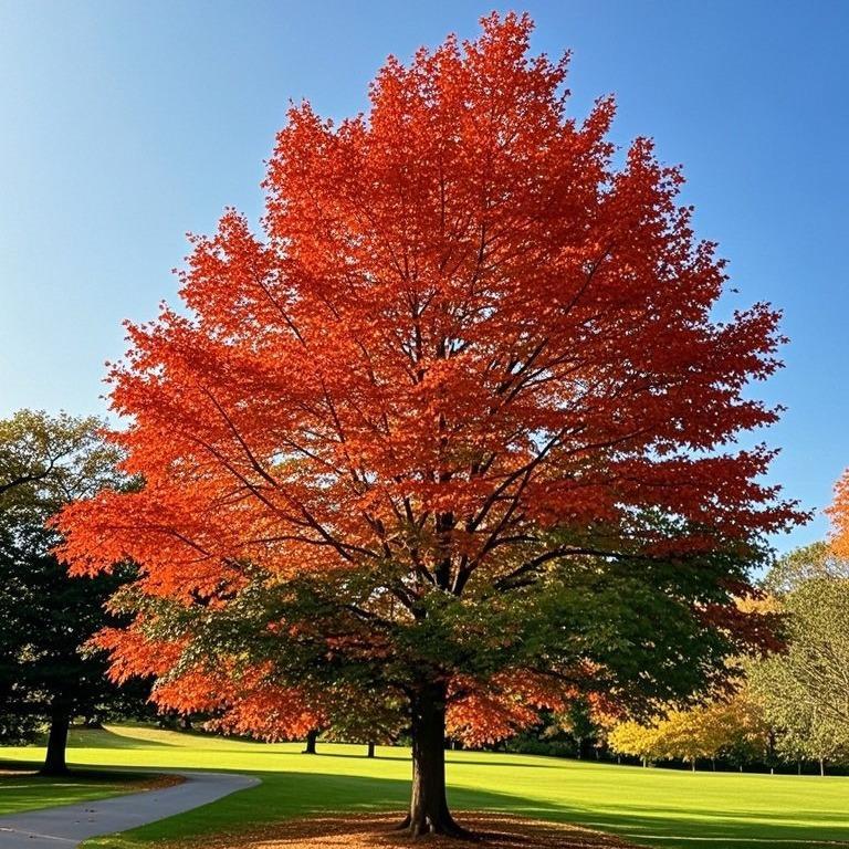 10 PCS Heirloom Japanese Red Ghost Maple Tree Seeds – Perennial Ornamental Tree, Stunning Red Foliage for Gardens & Landscaping